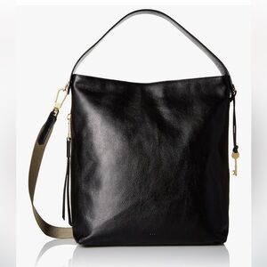 Fossil Large Maya Leather Hobo Bag